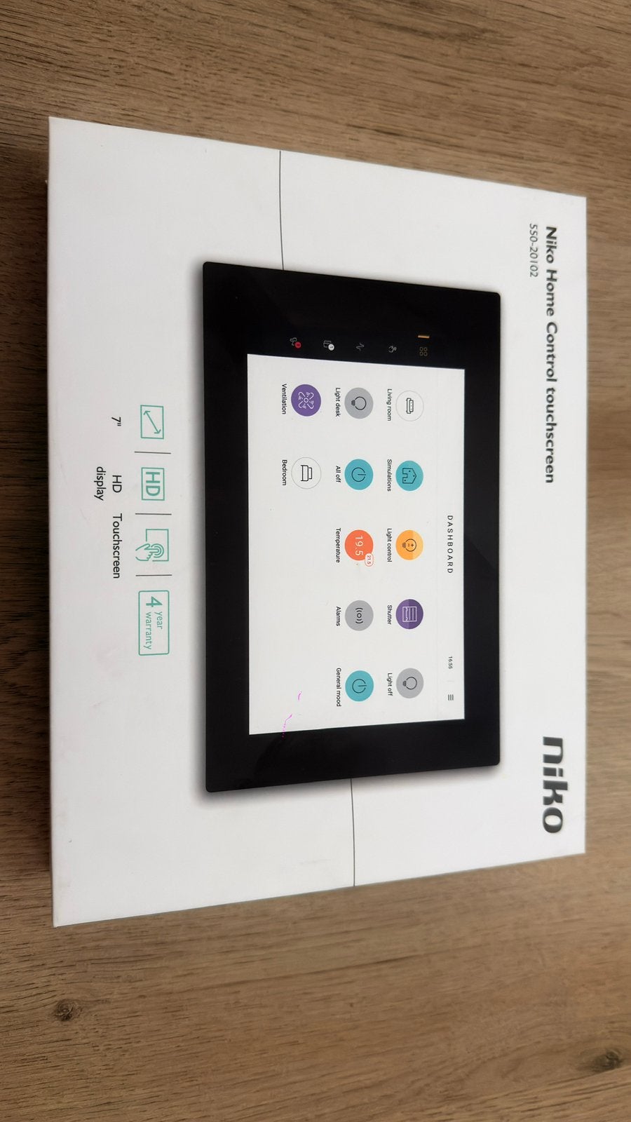 Niko Home Control Touch screen laatste versie, Bricolage & Construction, Enlèvement ou Envoi, Comme neuf