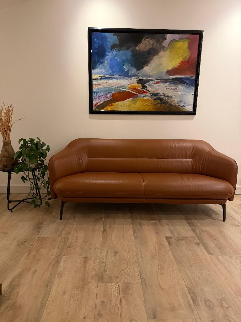 Leolux Lindo 3-zits bank – stijlvol design, Ophalen, Hoekbank, Driepersoons, 75 tot 100 cm