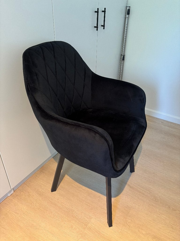 Set van 8 eetkamerstoelen, Landelijk modern, Comme neuf, Enlèvement, Cinq, Six Chaises ou plus