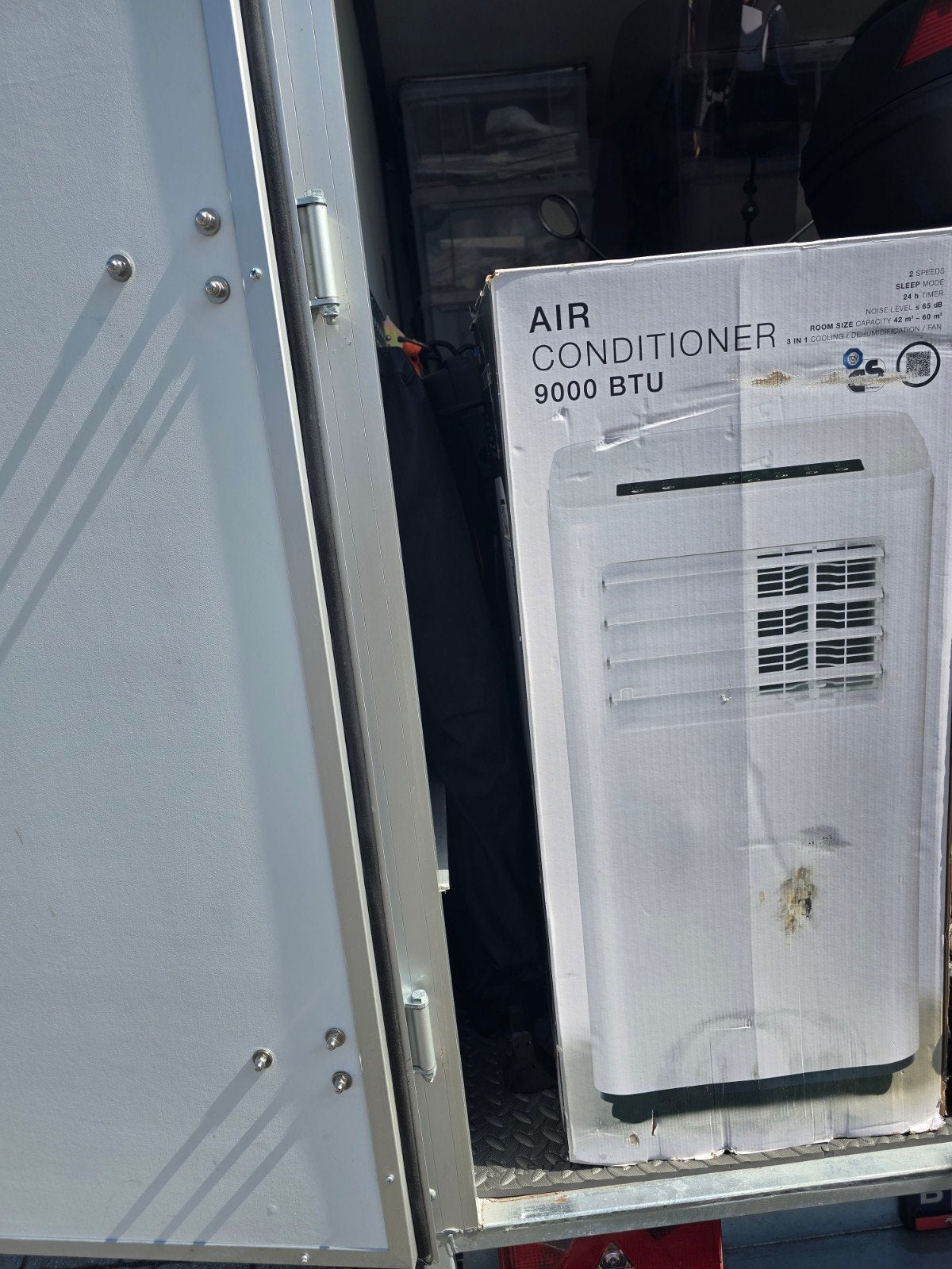 te koop mobile airco, Ophalen