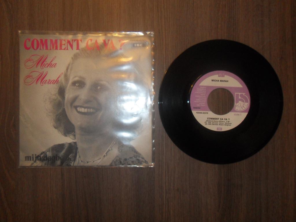 Micha Marah - Comment ca va?, Cd's en Dvd's, Vinyl | Nederlandstalig, Ophalen of Verzenden, Gebruikt, 7 inch, Levenslied of Smartlap