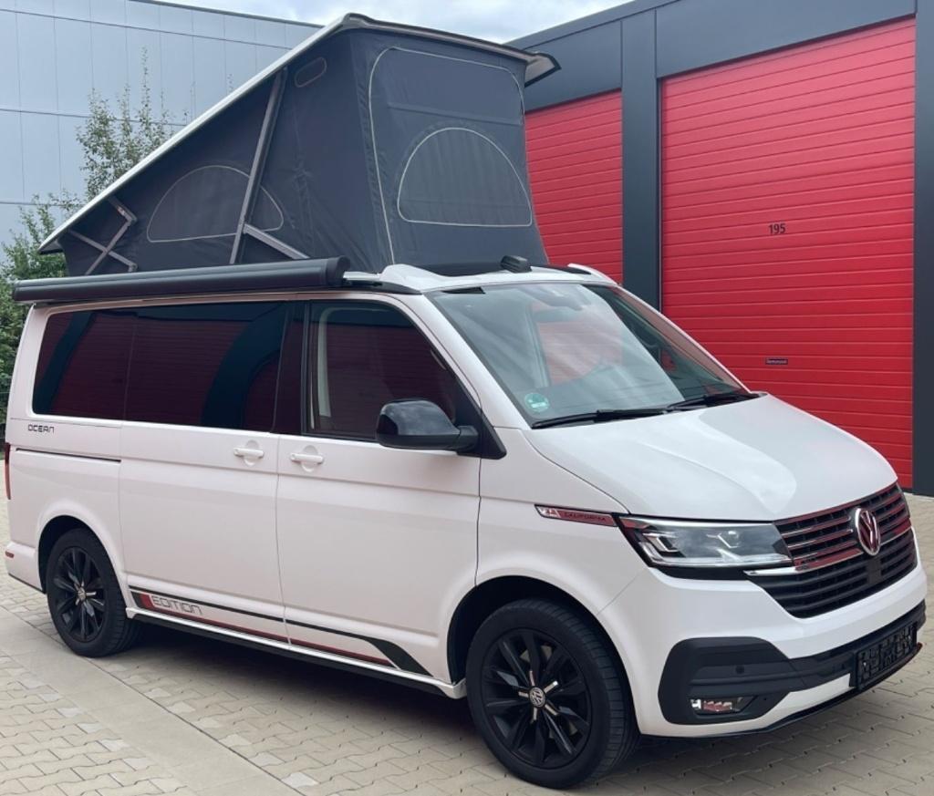 Volkswagen T6.1 California Ocean 4Motion Edition 2021, Caravans en Kamperen, Mobilhomes, Automaat, Buscamper of Camperbus, Volkswagen