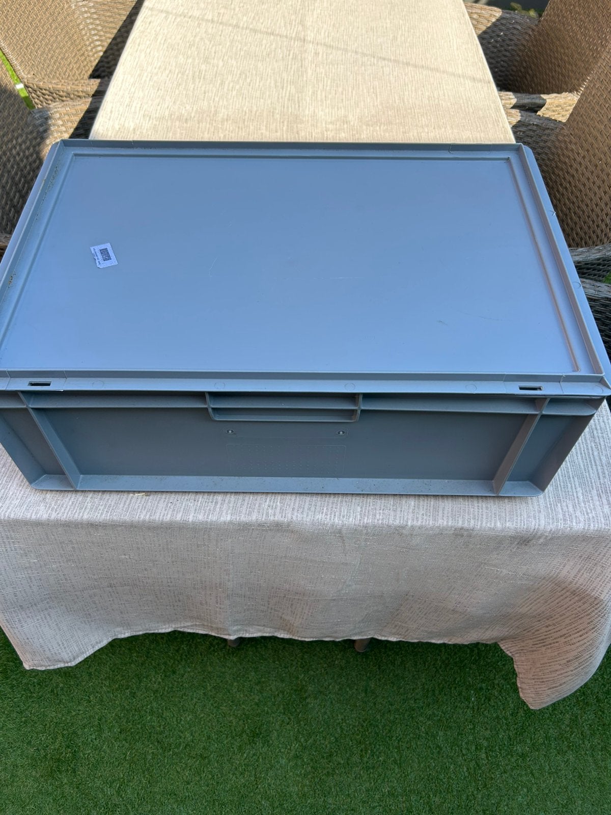 Opbergbox voor glazen, Ophalen