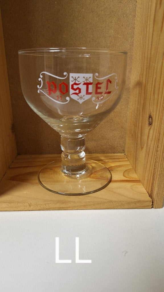 bierglas Postel (nr LL), Ophalen, Gebruikt, Glas of Glazen, Overige merken