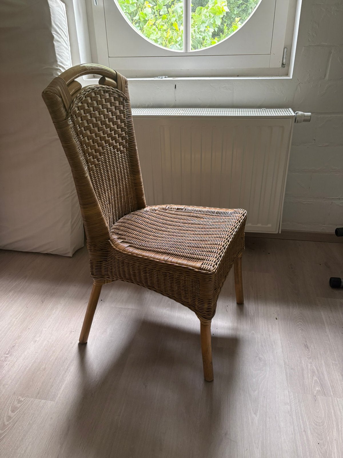 Houten stoelen, Huis en Inrichting, Stoelen, Ophalen, Gebruikt, Bruin, Vijf, Zes of meer stoelen