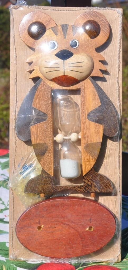 sablier lion a poser en bois neuf et emballé, Ophalen of Verzenden, Nieuw