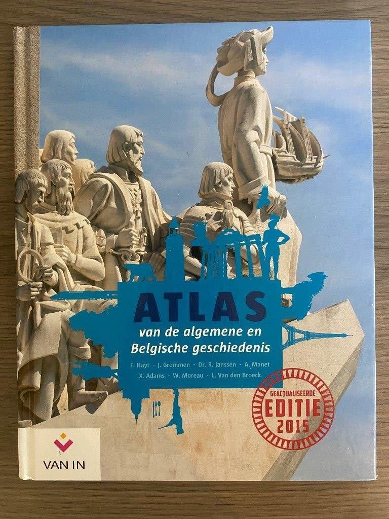Atlas van de algemene en Belgische geschiedenis, Gelezen, ASO, Geschiedenis, Ophalen of Verzenden