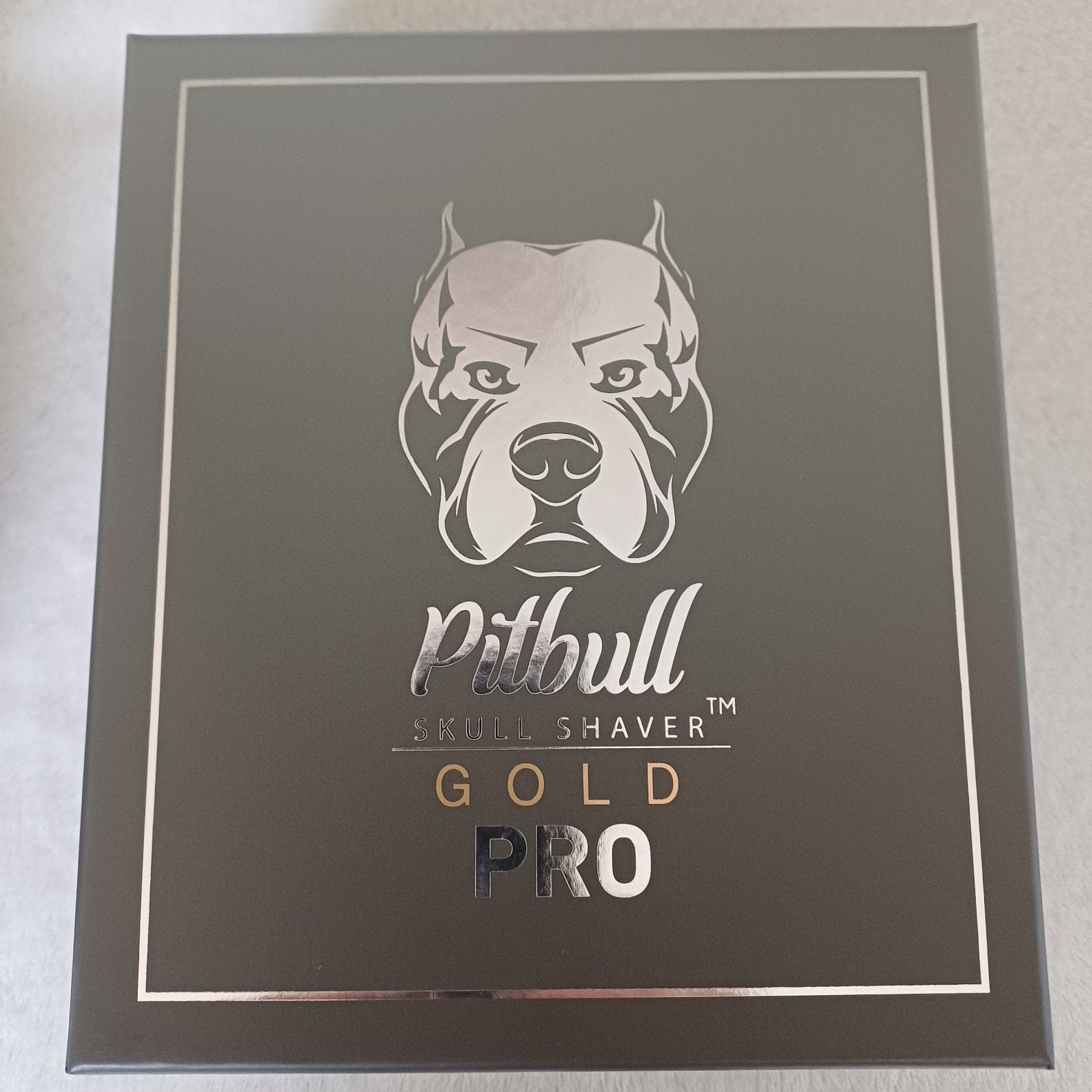 Rasoir tête chauve "PITBULL SKULL SHAVER GOLD PRO "., Enlèvement ou Envoi, Utilisé, Soin des cheveux