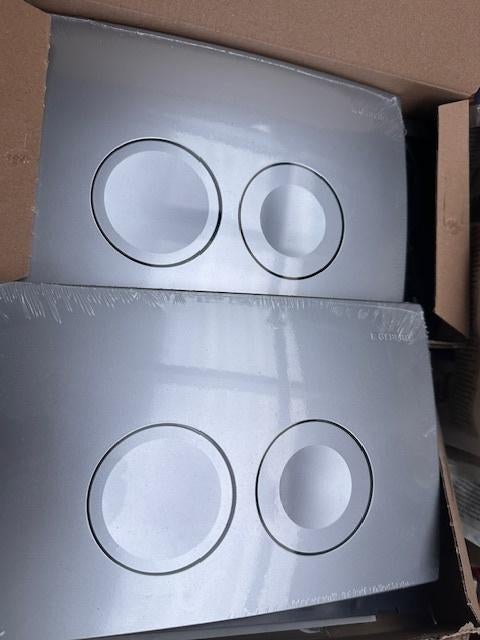 Panneau de commande Geberit 2x Delta25, Enlèvement ou Envoi, Neuf, Chrome, Toilettes