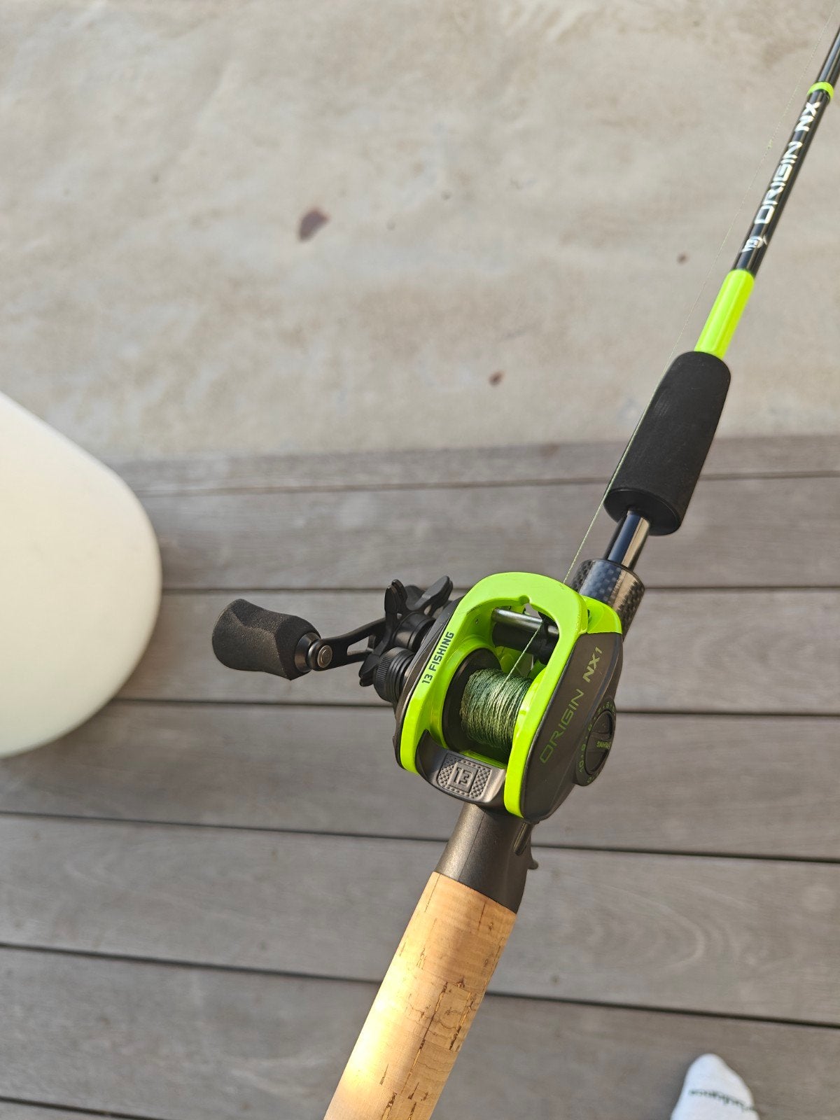 Baitcaster vislijn als nieuw, Ophalen, Vislijn