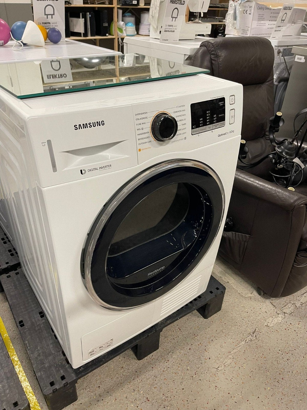 2 wasmachine en droogkast 8 kg 220 euro alle 2, Elektronische apparatuur, Wasmachines, Ophalen