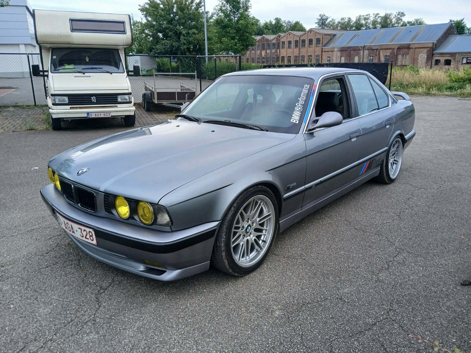 Bmw e34 ancêtre, Bedrijf, Leder, Te koop