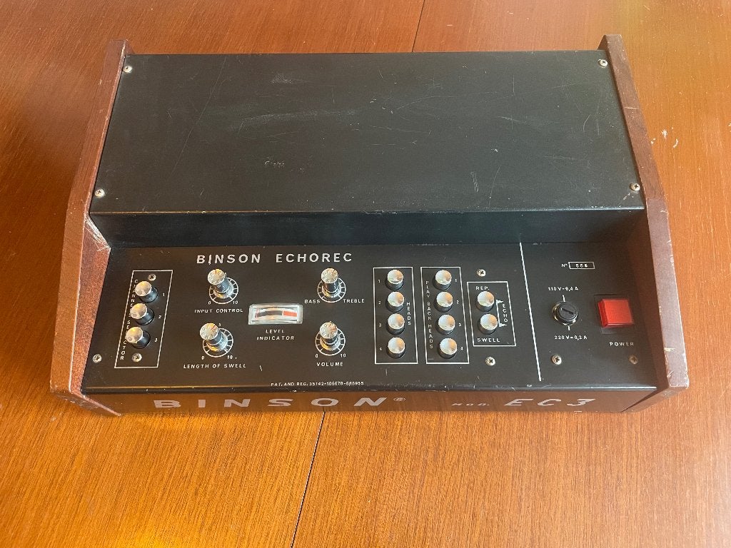 Binson Echorec 3 EC3 Analog Drum Delay, Enlèvement ou Envoi, Utilisé, Delay ou Écho