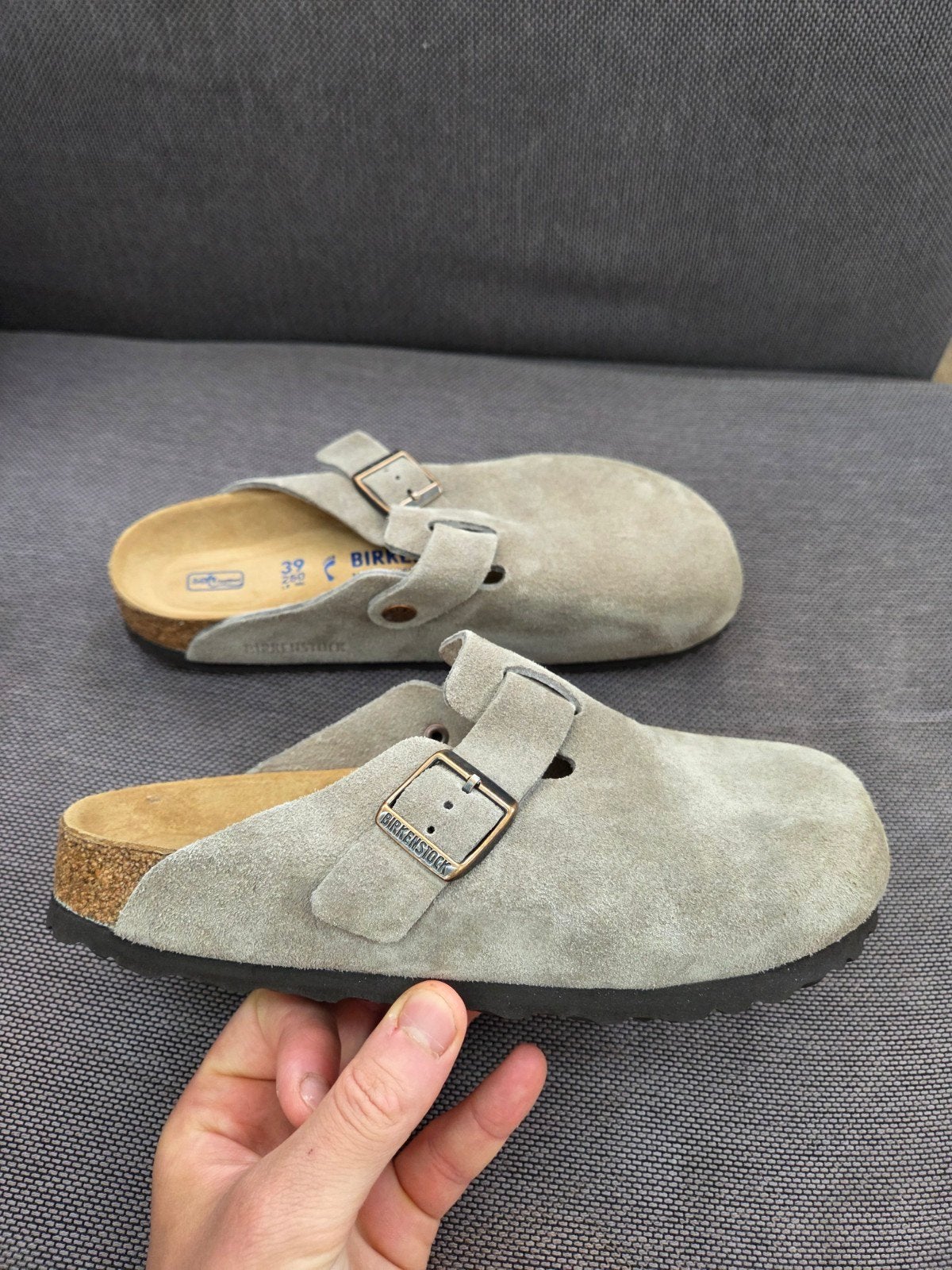 Nieuw Birkenstock Boston T39 taupe, Kleding | Dames, Schoenen, Nieuw, Ophalen of Verzenden, Birkenstock, Instappers