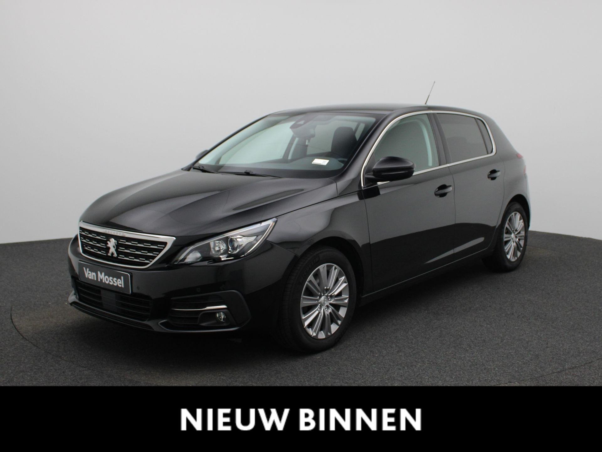 Peugeot 308 1.5 BlueHDi 130 S&S EAT8 Allure, Auto's, Stof, Gebruikt, 4 cilinders, Zwart