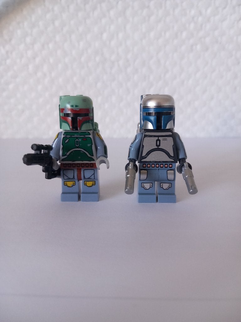 Custom LEGO Star Wars Boba Fett & Jango Fett, Star Wars, Lego, Ophalen of Verzenden, Zo goed als nieuw