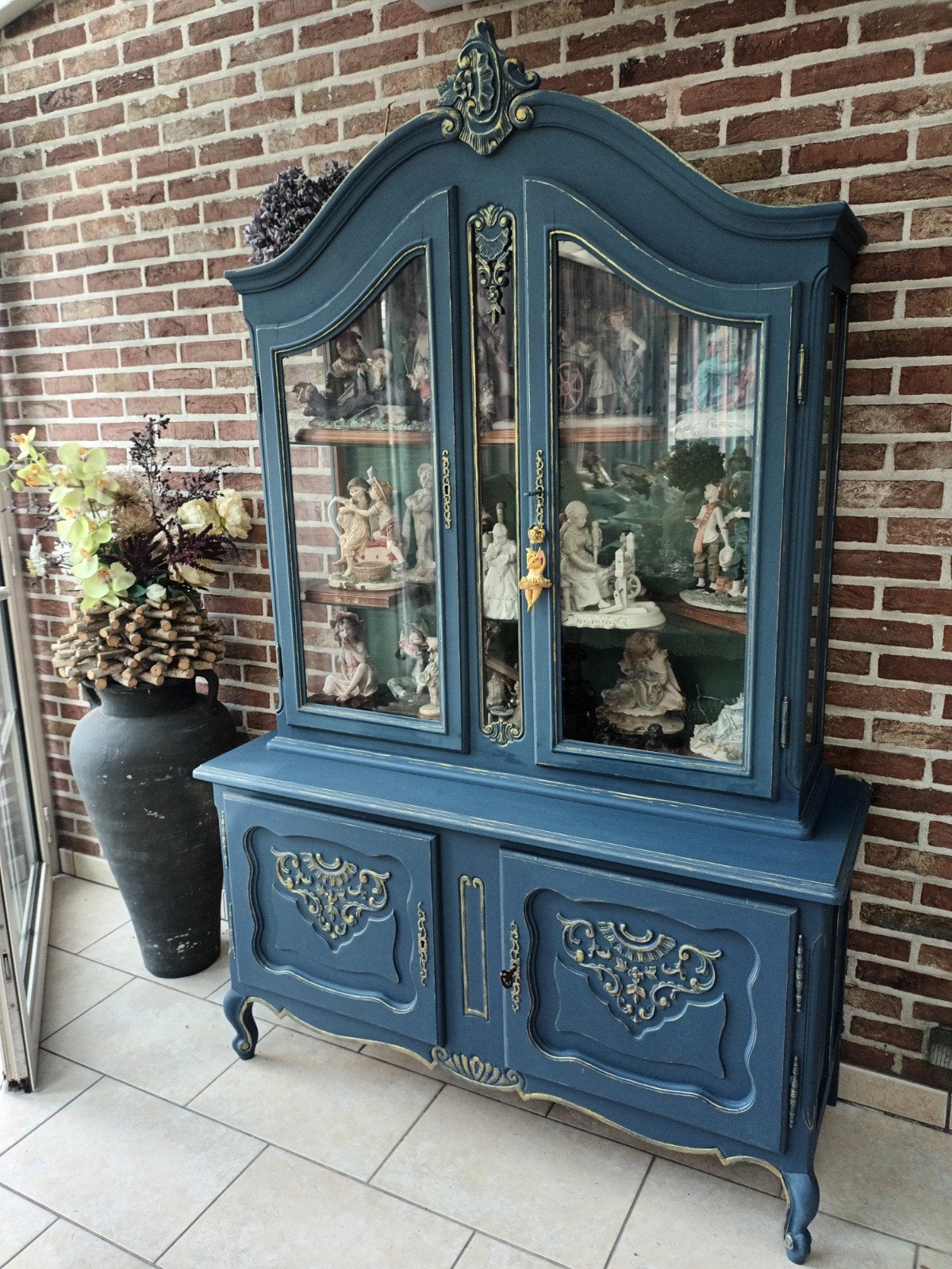 opgemaakte mooie kasten in blauwe kleur, Huis en Inrichting, Ophalen
