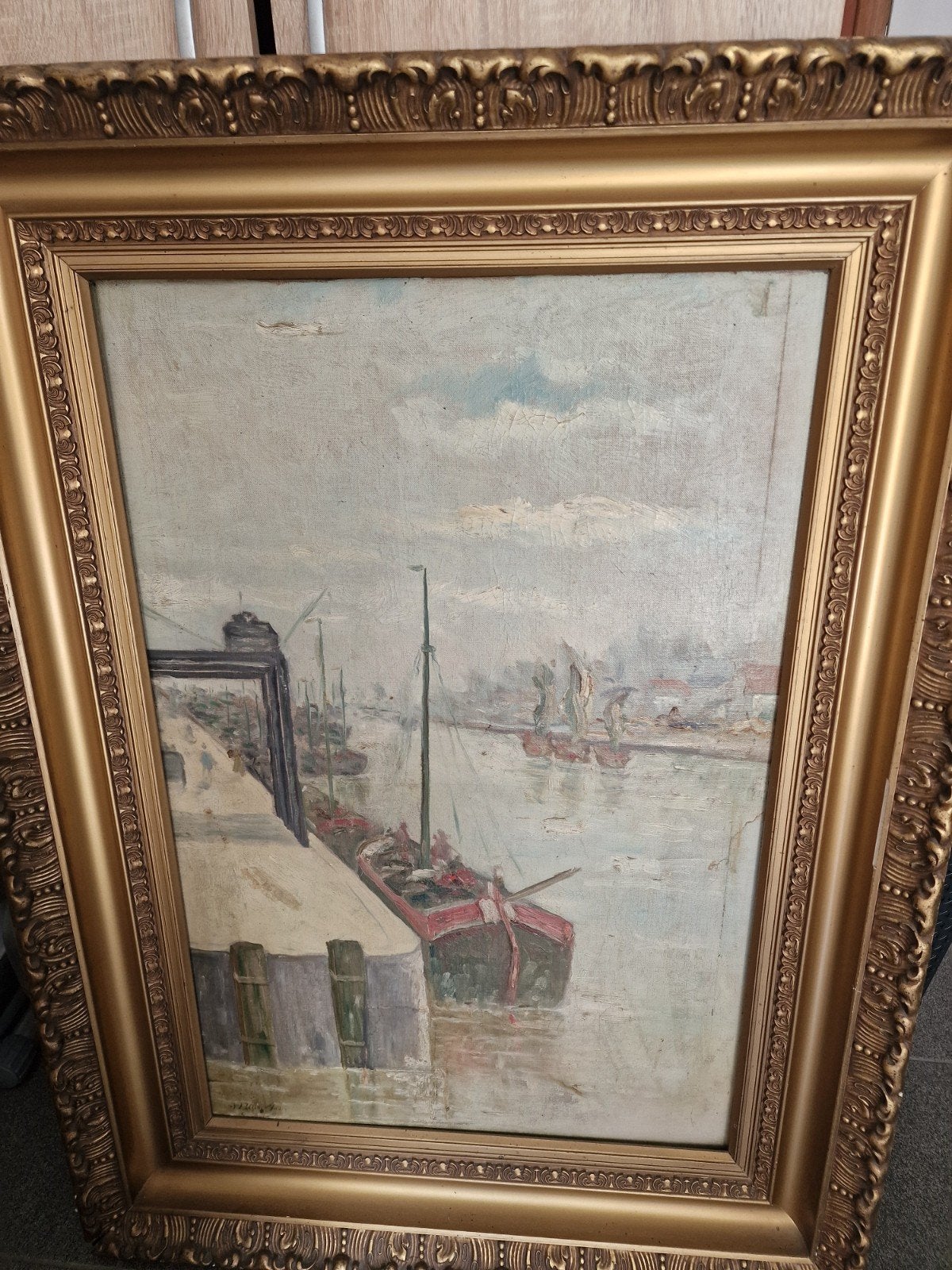 Prachtige set van 5 heel oude, klassieke schilderijen, Ophalen, Klassiek