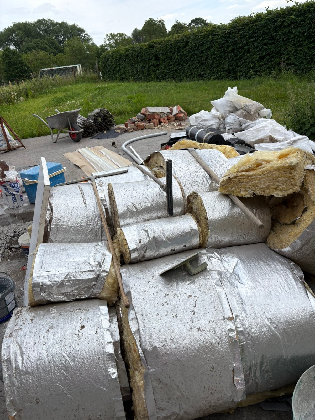 Isolatiemateriaal, Tuin en Terras, Zand, Ophalen, Zo goed als nieuw