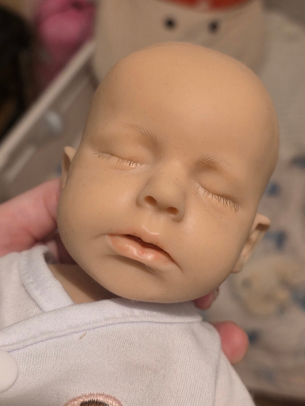 Herboren pop van zacht siliconen van 33 cm, Ophalen of Verzenden