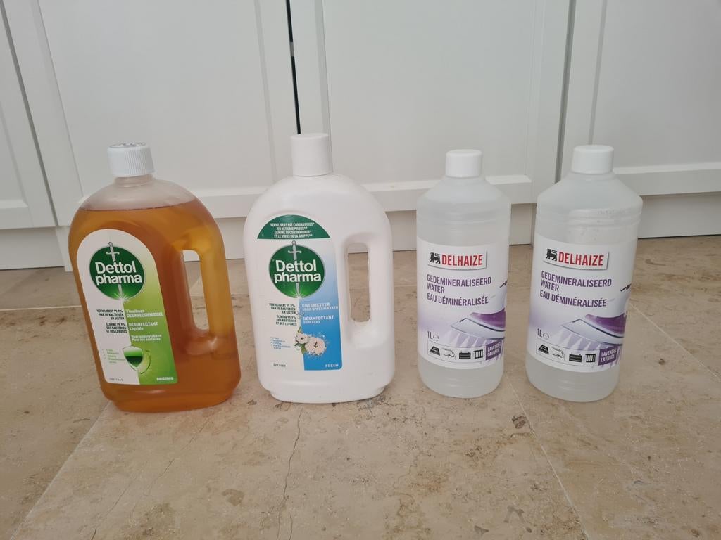 Produits nettoyage maison, Enlèvement