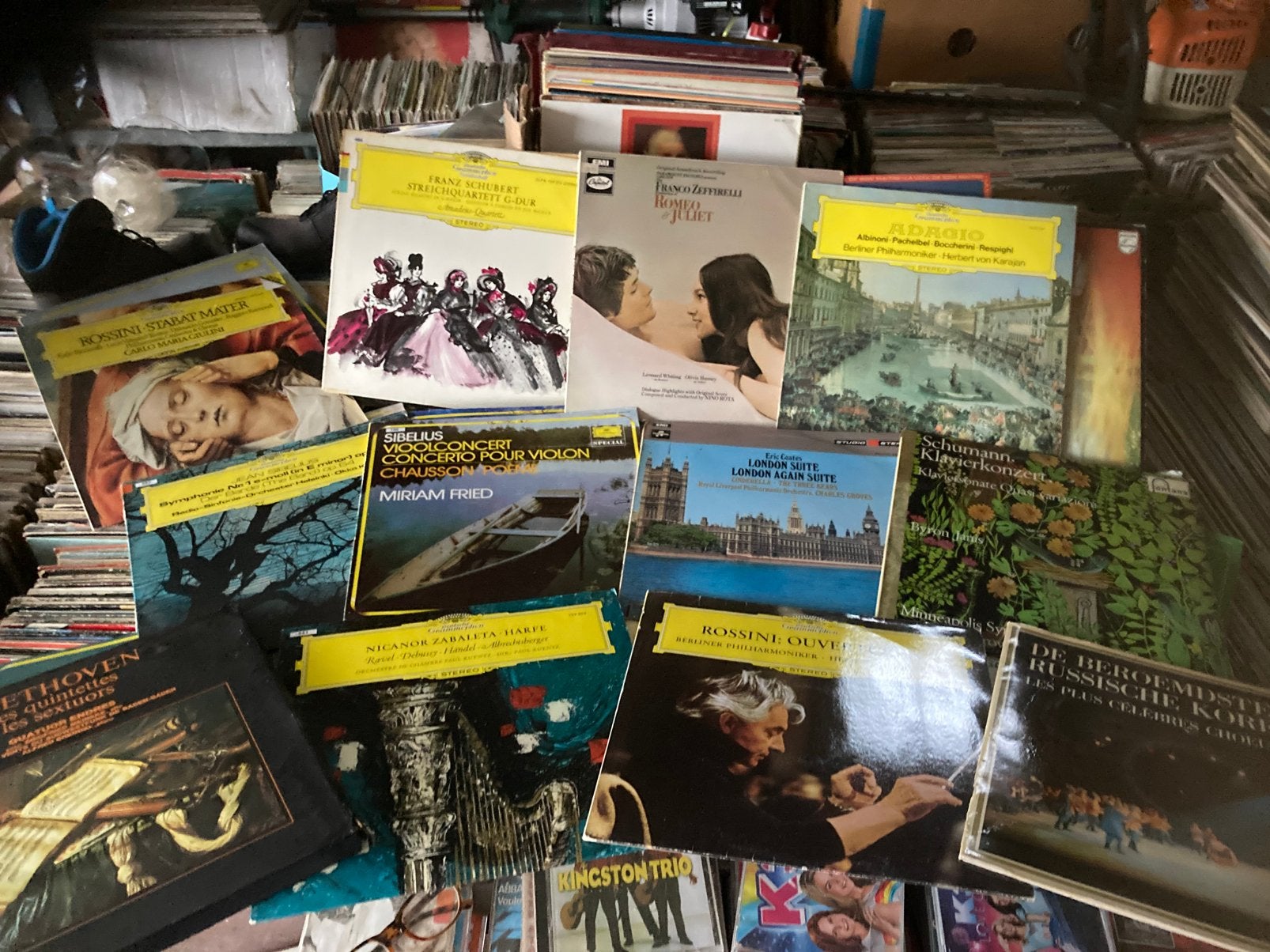 👉70 Lp’s Klassieke meesterwerke /Deutsche grammofoon, Cd's en Dvd's, Ophalen of Verzenden, Zo goed als nieuw, LP