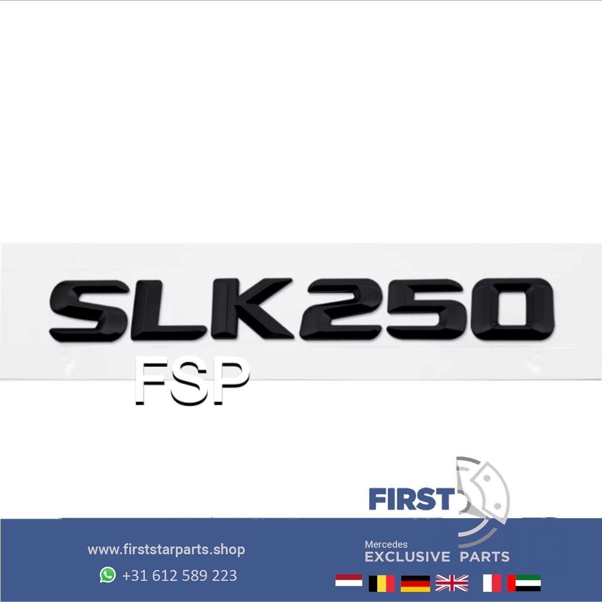 SLK LOGO KOFFERBAK EMBLEEM ACHTERKLEP BADGE Mercedes SLK200, Arrière, Utilisé, -, -