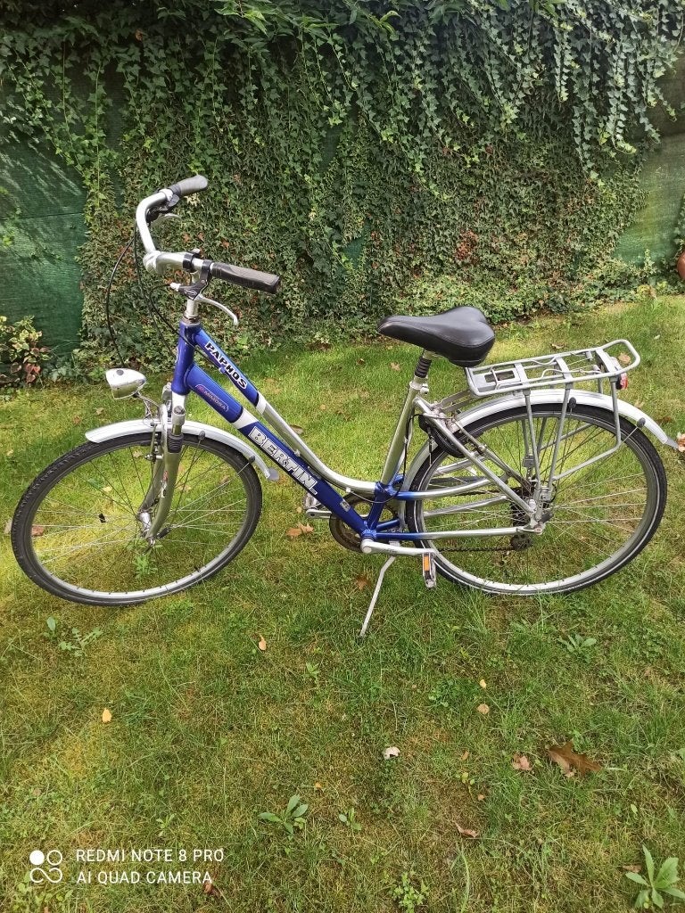 damesfiets Bertin  blauw, Gebruikt, Velgrem, Versnellingen, 50 tot 53 cm