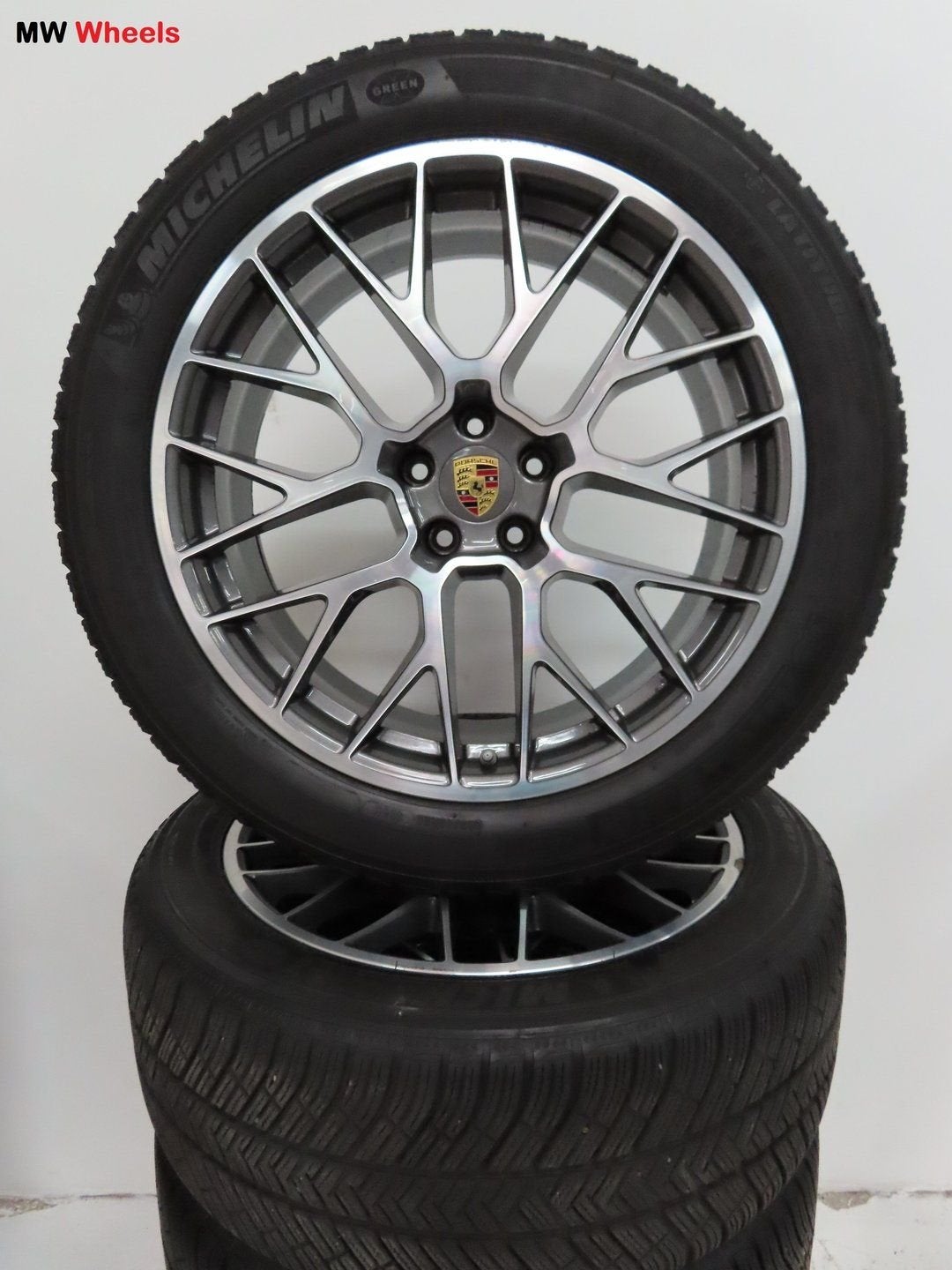 Porsche 20 inch Origineel velgen Macan Spyder winterbanden, Autos : Pièces & Accessoires, Pneus et Jantes, Pneus hiver, -, Utilisé