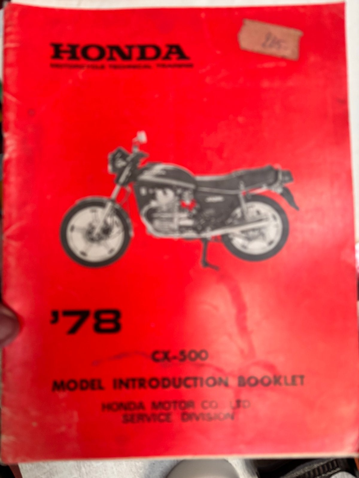 Manuel de présentation de « technologie » du Honda CX500, Motos, Modes d'emploi & Notices d'utilisation, Enlèvement ou Envoi, Honda