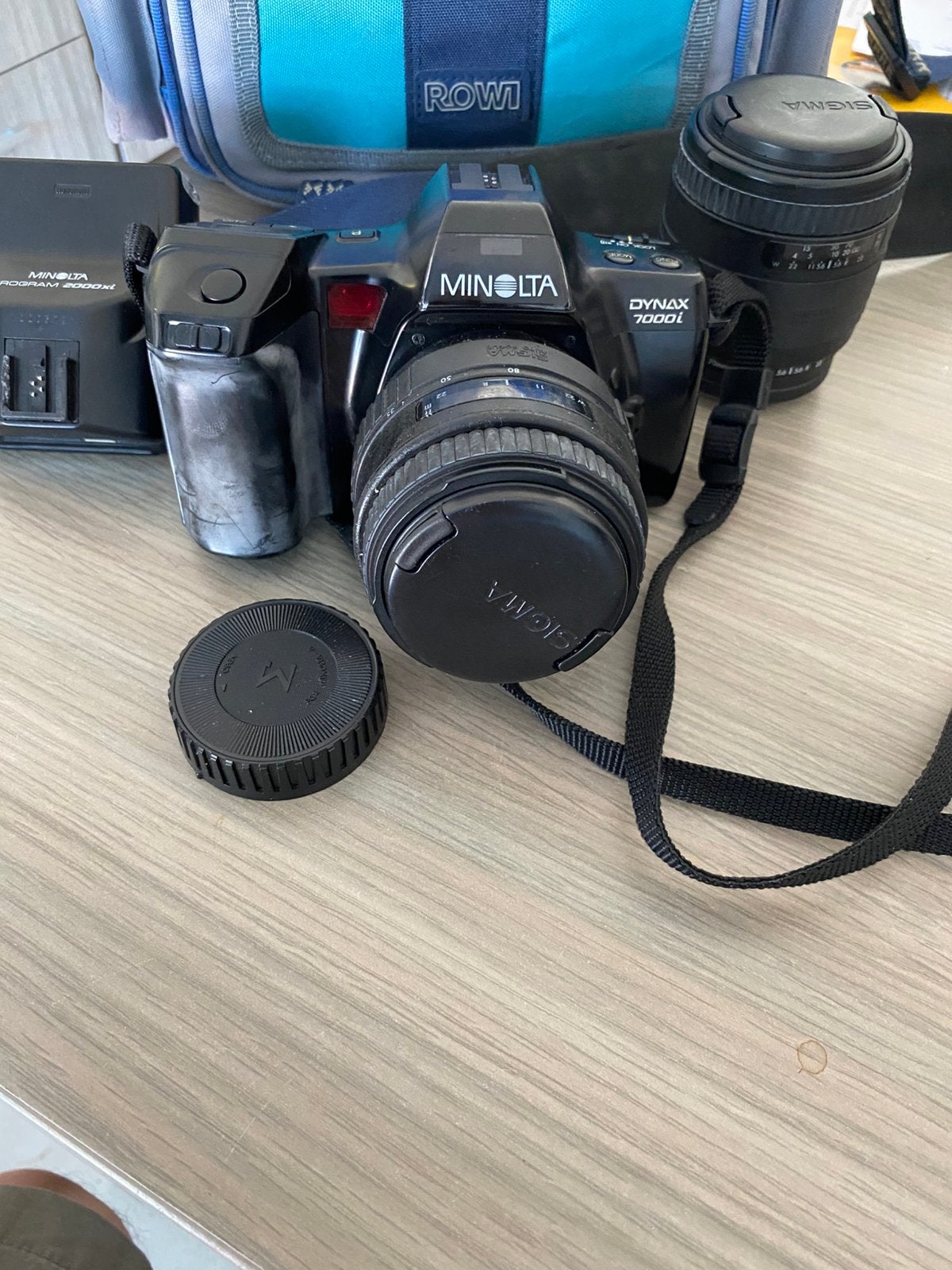 Vintage filmcamera minolta, Audio, Tv en Foto, Ophalen, Gebruikt, Minolta