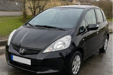 Honda Jazz 2008, Auto's, Honda, Zwart, 5 zetels, 5 deurs, Particulier
