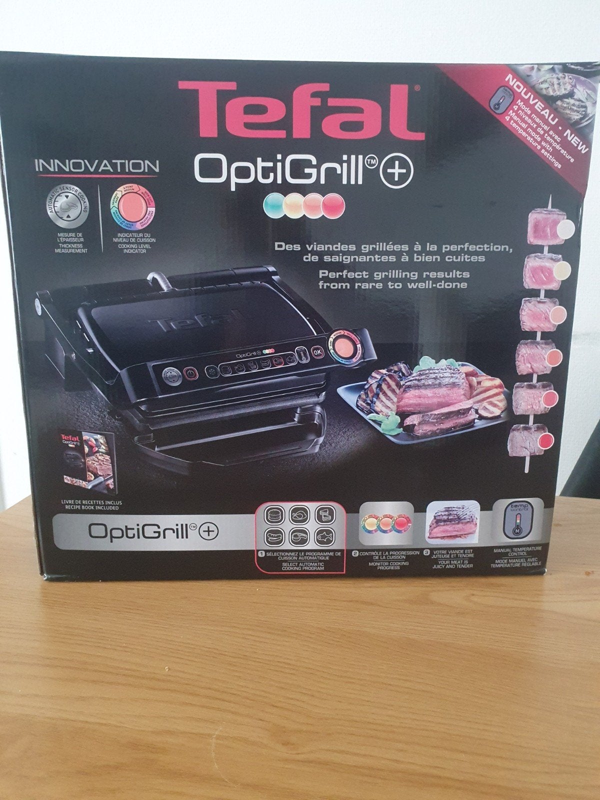 tefal OptiGrill + innovation, Ophalen