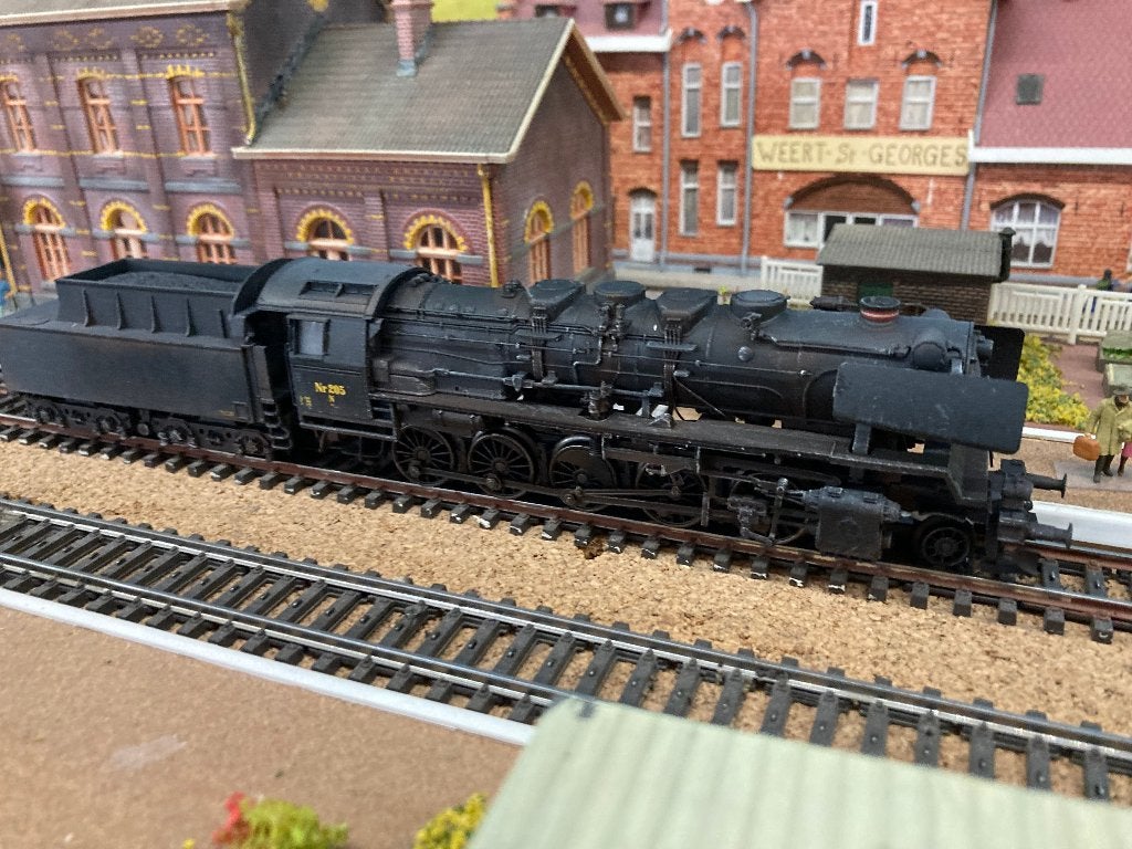 Locomotive à vapeur danoise Märklin 37834, patinée et MFX, Neuf, Enlèvement ou Envoi, Courant alternatif, Locomotive