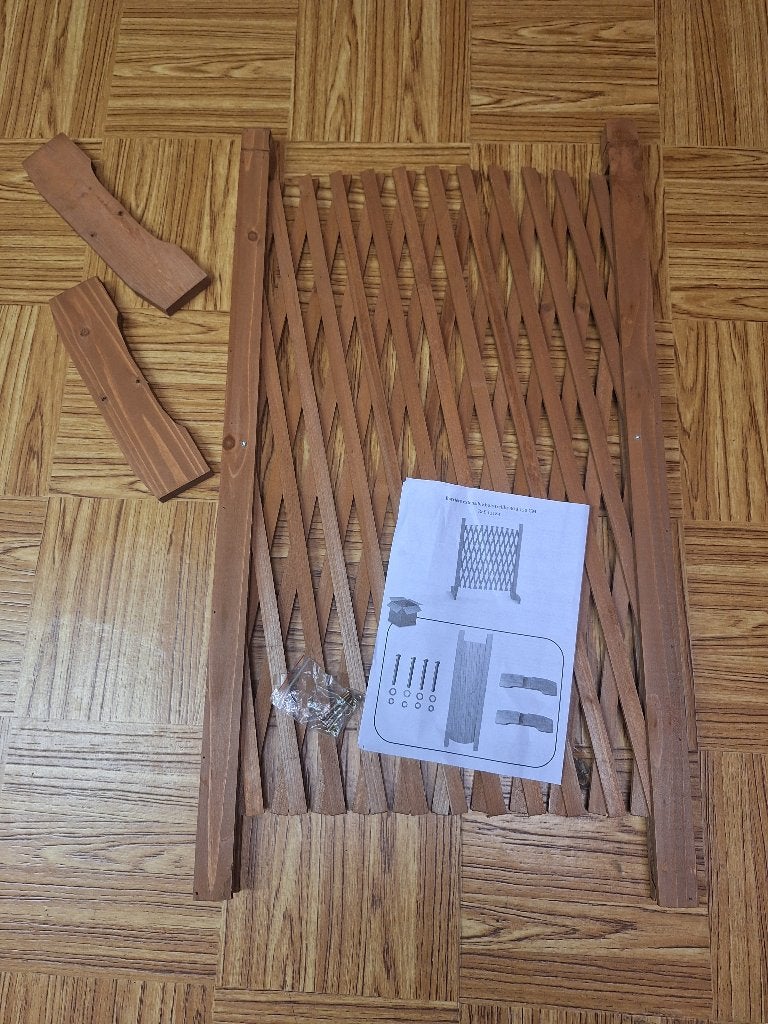 Houten hekje uitschuifbaar, Jardin & Terrasse, Jardin & Terrasse Autre, Neuf, Enlèvement