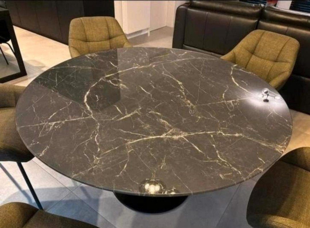 Table verre 140 cm, Maison & Meubles, Enlèvement, Verre