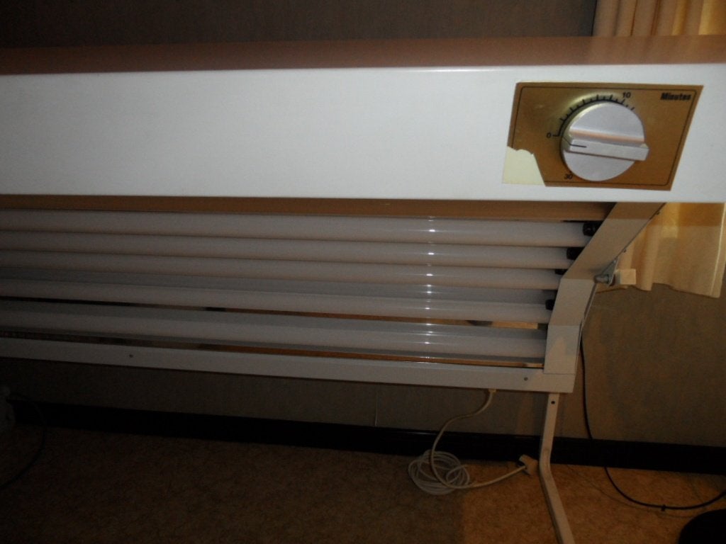 Zonnebank "RIHO", Ophalen, Gebruikt, Zonnebank enkelzijdig