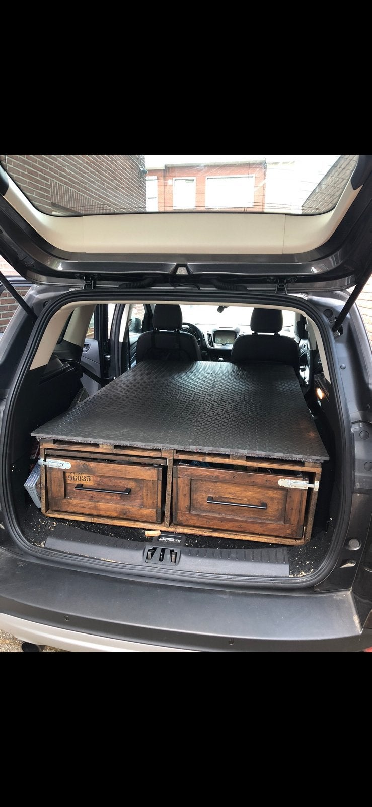 Kampeermeubel voor in de wagen demonteerbaar, Ophalen of Verzenden, Gebruikt, Campingmeubel-accessoire