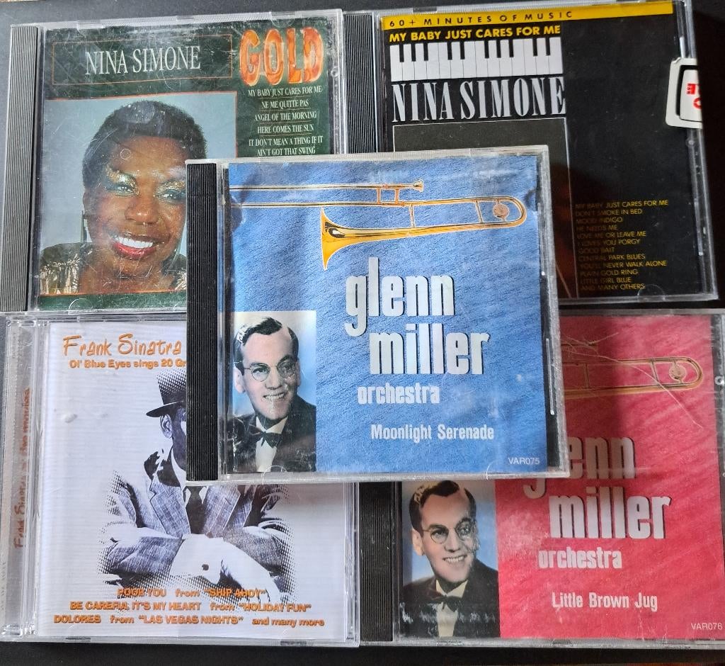 5 CD's Jazz & Blues, Cd's en Dvd's, Cd's | Jazz en Blues, Verzenden, 1960 tot 1980, Gebruikt, Jazz en Blues