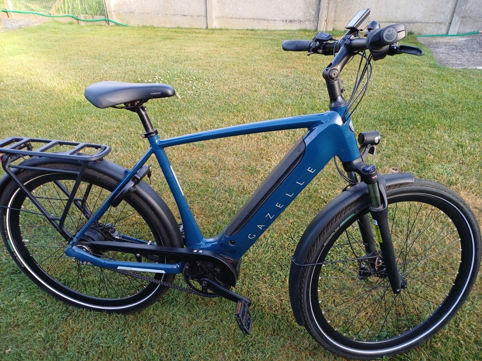 E bike gazelle ultimate C380 belt performance line heren, 55 à 59 cm, Enlèvement, Comme neuf, Gazelle