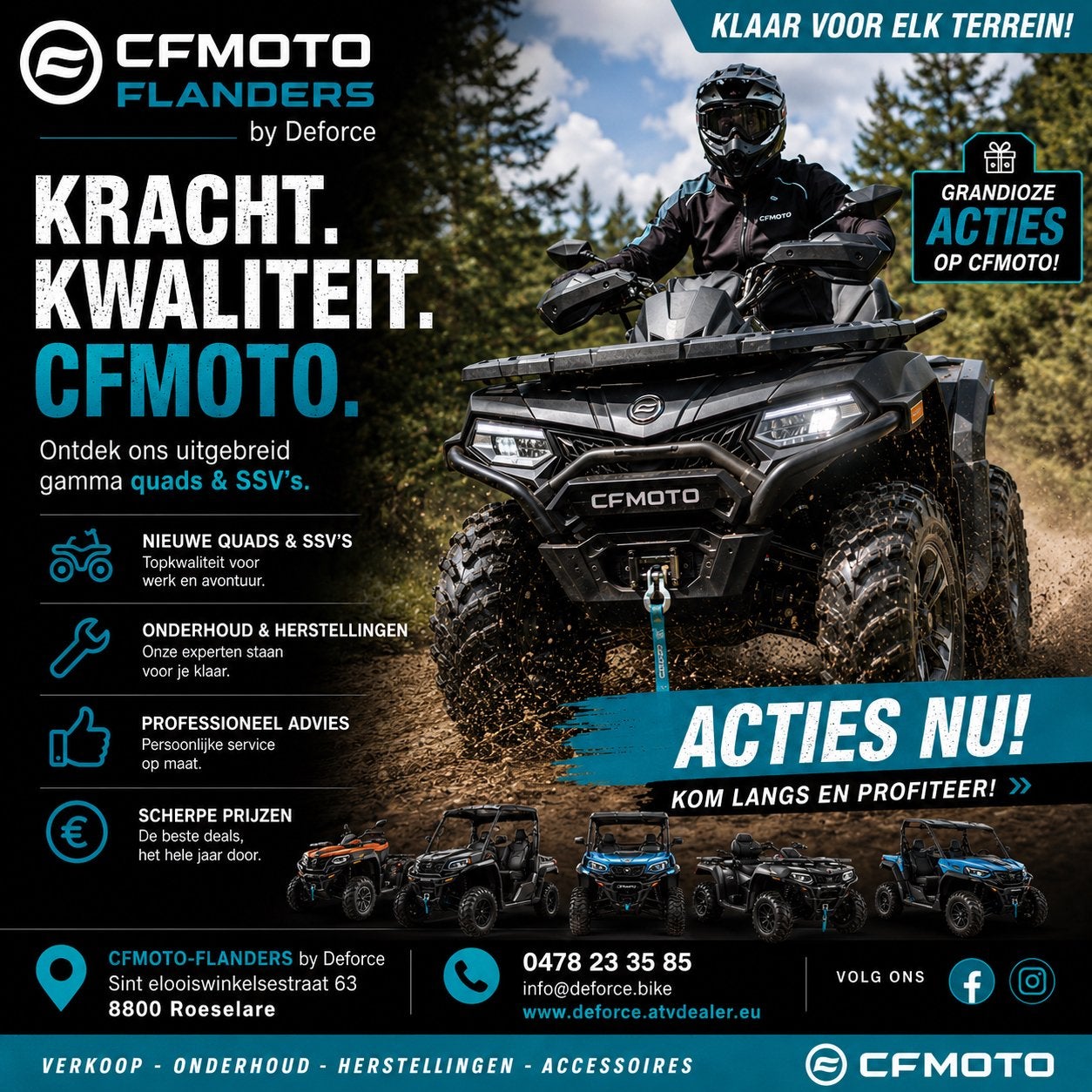 CFMOTO ZForce 800 Sport L7 de sportiefste buggy, 2 cilinders, Meer dan 35 kW