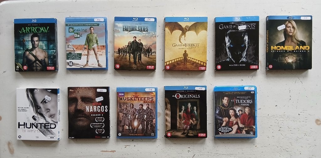 11 Blu Ray boxen van TV series, Cd's en Dvd's, Gebruikt, Boxset, Blu-ray, Serie