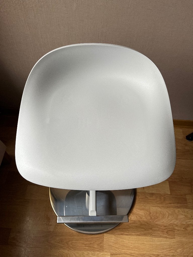 Witte barstoel Janinge IKEA, Huis en Inrichting, 1 kruk, Ophalen, Nieuw
