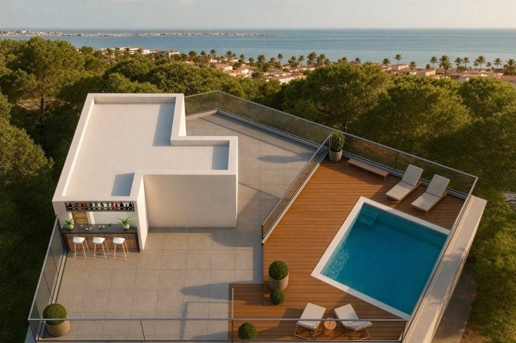 Penthouse aan Zee San Pedro del Pinatar, Immo, 45 m², Appartement, 2 kamers, Spanje