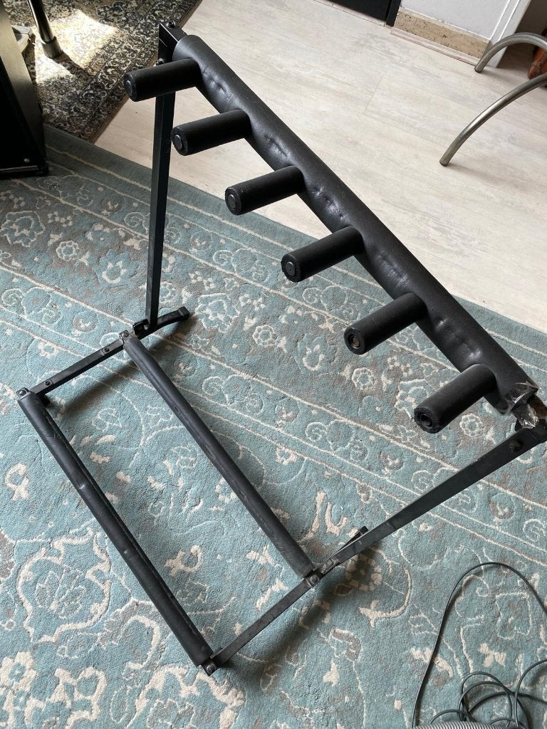 Gitaarstaander voor 5 gtrn, Muziek en Instrumenten, Ophalen, Gebruikt, Instrumentstandaard, Gitaar