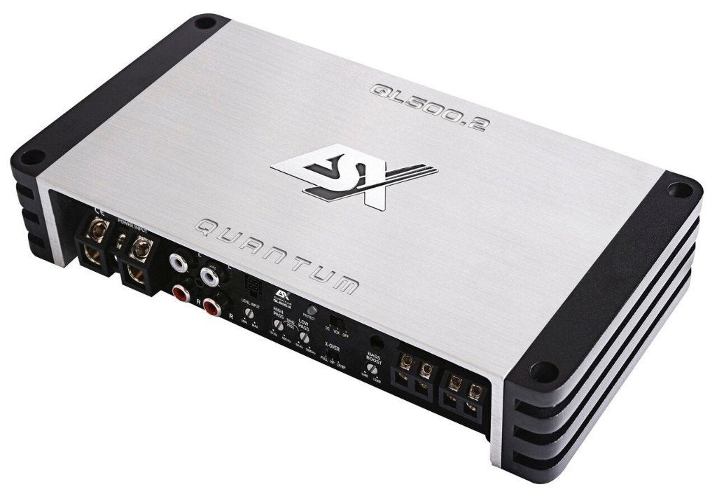 Amplificateur ESX Quantum QL500.2 + woofer ESX DBX600Q, Autos : Divers, Autoradios, Comme neuf, Enlèvement ou Envoi