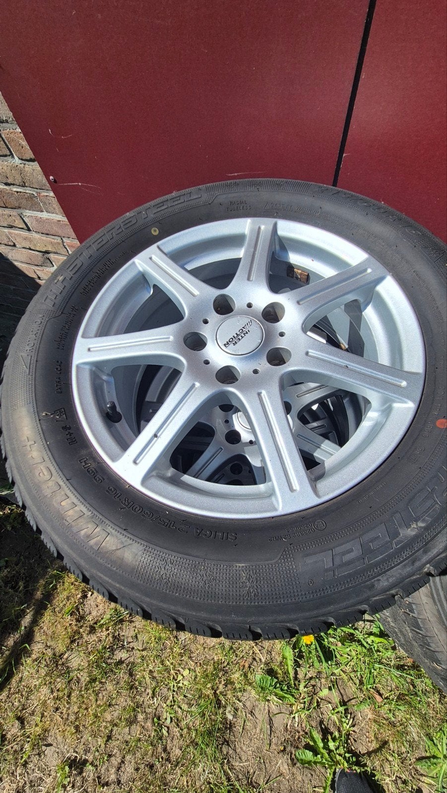 Banden met Velgen 5x114.3 zeer goede staat ,215/60/16, Autos : Pièces & Accessoires, Pneus & Jantes, Enlèvement ou Envoi, Pneu(s)
