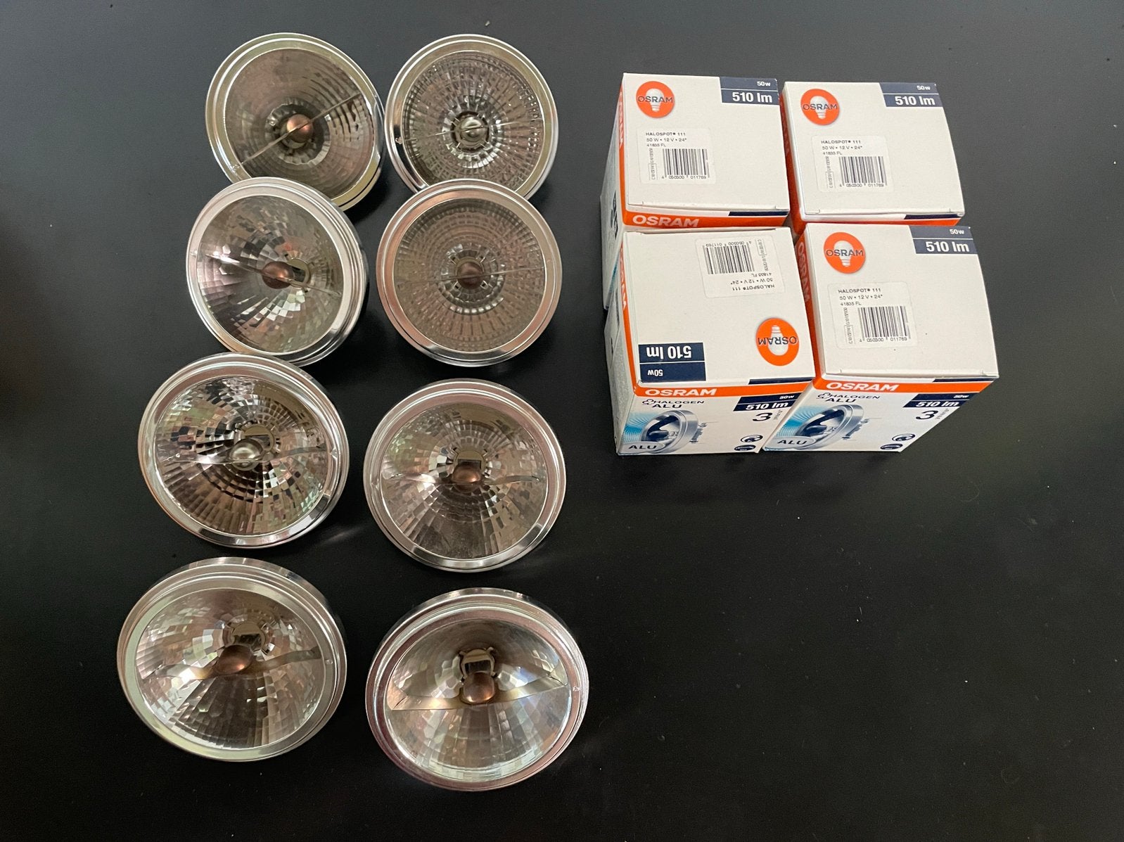 12 stuks Osram Halospot 111 G53 / 50W / 12V, Enlèvement ou Envoi, Comme neuf, Osram