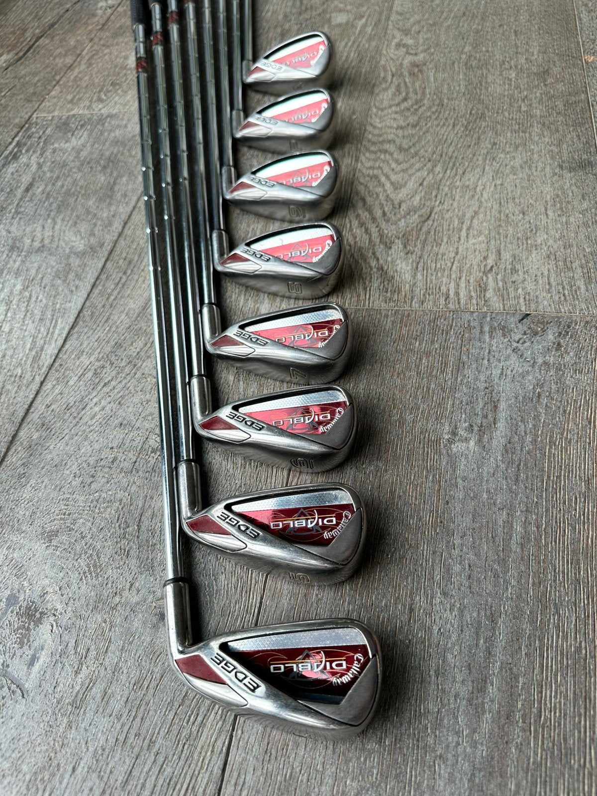 Set de fers Callaway Diablo Edge 4 à A - acier, Enlèvement, Utilisé, Set, Callaway