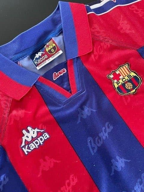 Voetbalshirt retro Barcelona 1995-96, Maat L, Ophalen of Verzenden, Zo goed als nieuw, Shirt